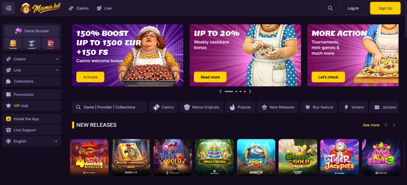 Mama.bet Screenshot